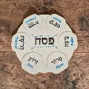 Sederplatte + 12 Schälchen 