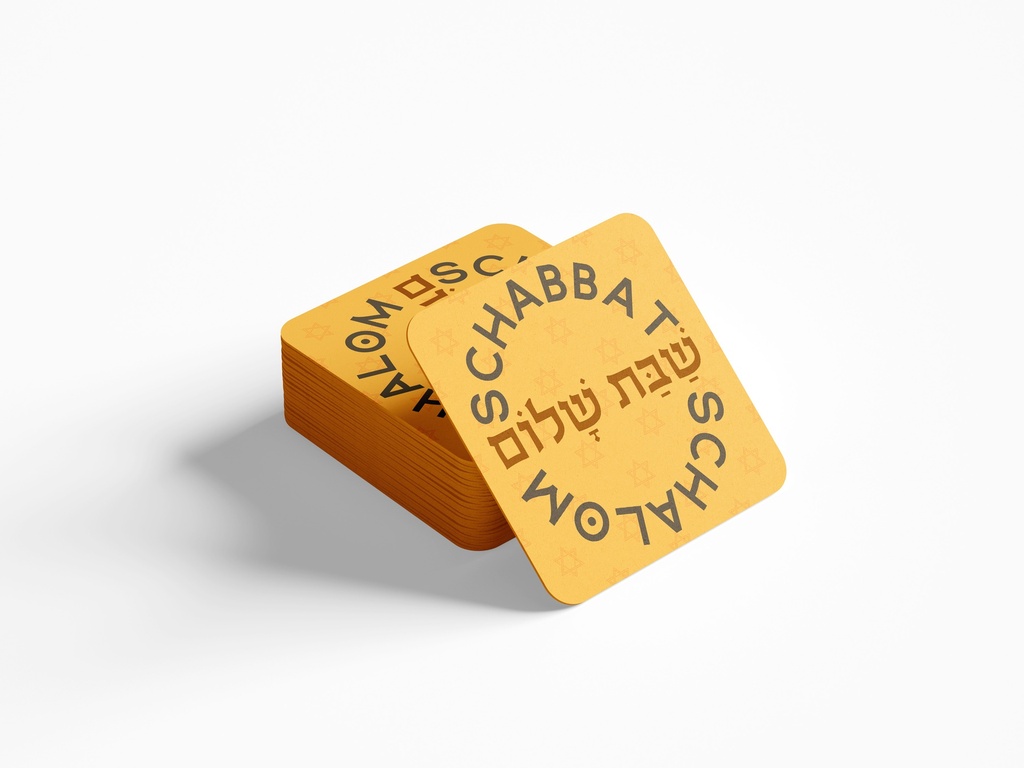 Bierdeckel | Schabbat Schalom